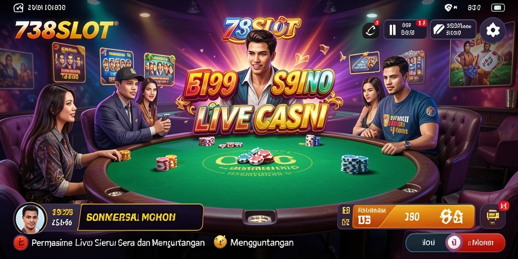 Gameplay Live Casino yang mendebarkan di 738SLOT.
