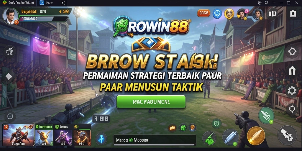 Screenshot BROWIN88 menunjukkan gameplay seru dalam merencanakan strategi.