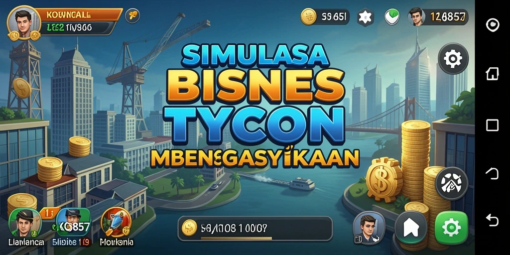 Tampilan gameplay KO857 yang menarik dengan elemen Tycoon yang menonjol.