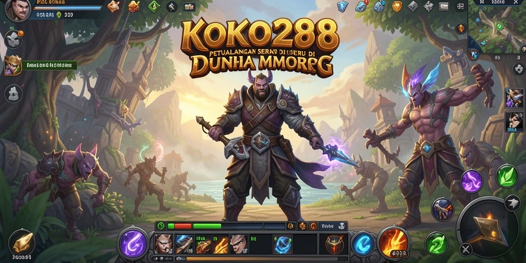Gameplay KOKO288 menampilkan petualangan epik di dunia fantasi MMORPG.
