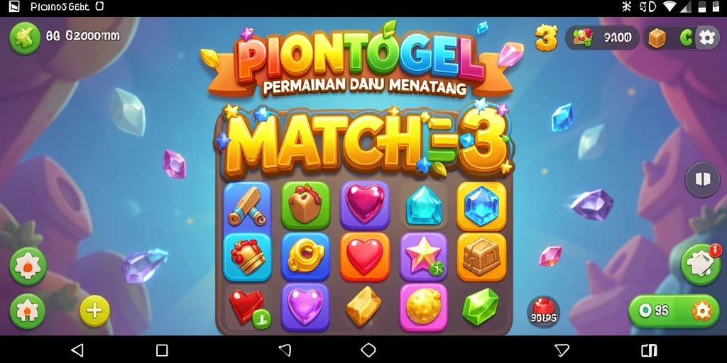 Tampilan gameplay PIONTOGEL yang penuh warna dan menantang.